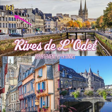 Les Rives De L'Odet, Vue Riviere Quimper Exterior foto