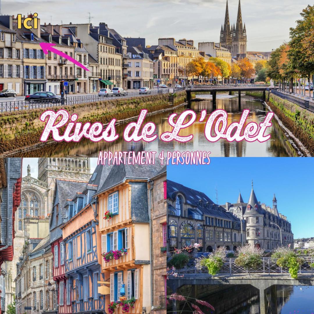 Les Rives De L'Odet, Vue Riviere Quimper Exterior foto